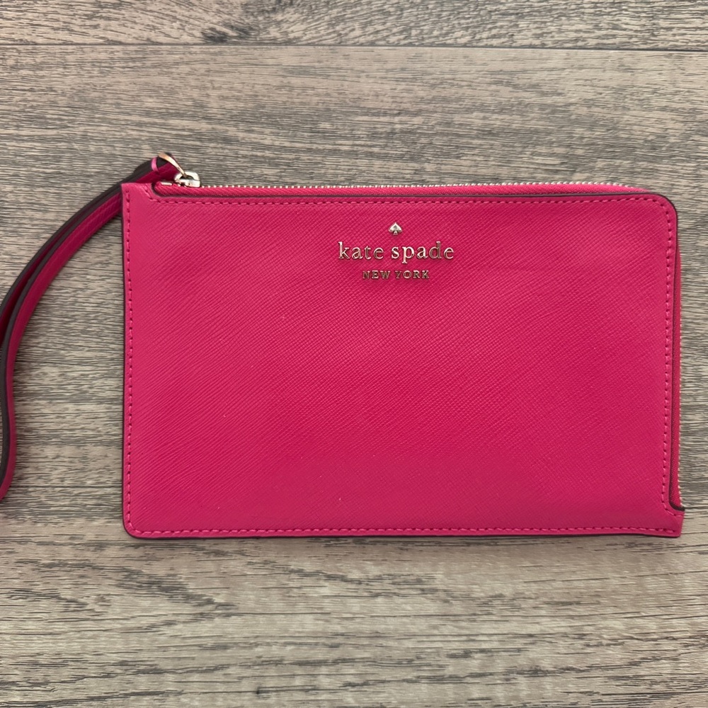 Kate Spade Fuchsia Wristlet Clutch